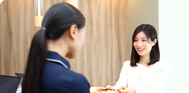 ①受診・ご予約